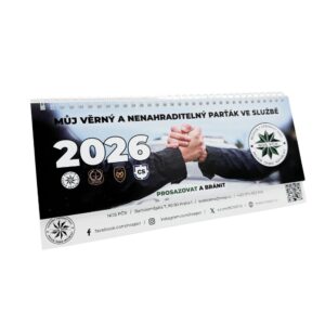Kalendář stolní NOS PČR 2026