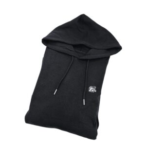 Mikina černá s kapucí a logem Nosála