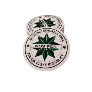 Podtácek pivní s logem NOS PČR